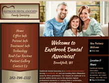 Tablet Screenshot of eastbrookdental.com